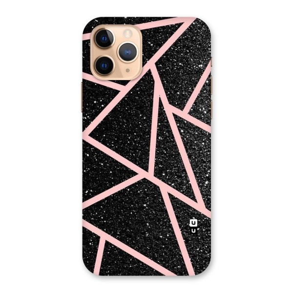 Concrete Black Pink Stripes Back Case for iPhone 11 Pro