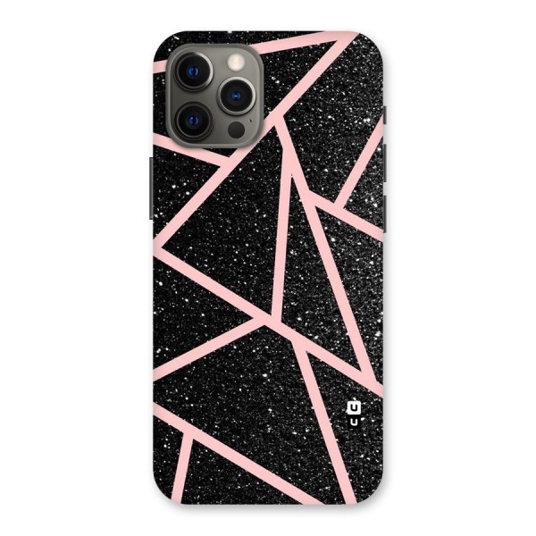 Concrete Black Pink Stripes Back Case for iPhone 12 Pro Max