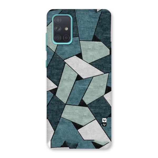 Concrete Green Abstract Back Case for Galaxy A71