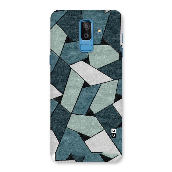 Concrete Green Abstract Back Case for Galaxy J8