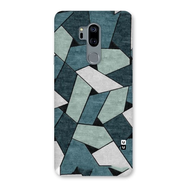 Concrete Green Abstract Back Case for LG G7