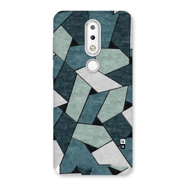 Concrete Green Abstract Back Case for Nokia 6.1 Plus