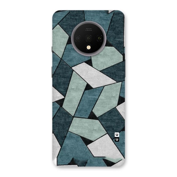 Concrete Green Abstract Back Case for OnePlus 7T
