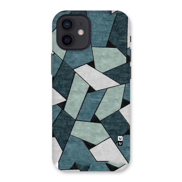Concrete Green Abstract Back Case for iPhone 12