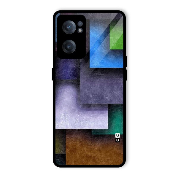 Concrete Squares Glass Back Case for OnePlus Nord CE 2 5G