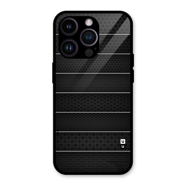 Concrete Stripes Glass Back Case for iPhone 14 Pro