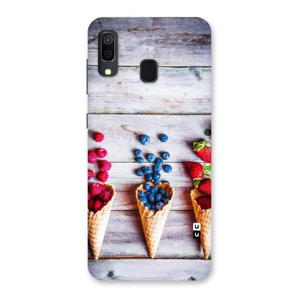 Cone Fruits Design Back Case for Galaxy A20
