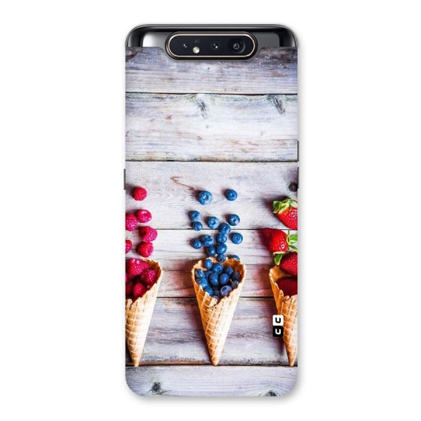 Cone Fruits Design Back Case for Galaxy A80