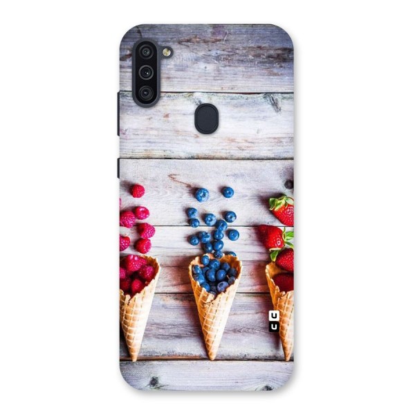 Cone Fruits Design Back Case for Galaxy M11