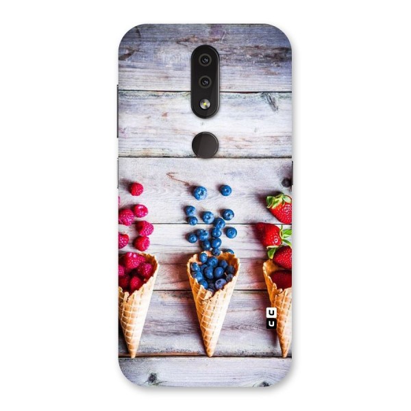 Cone Fruits Design Back Case for Nokia 4.2