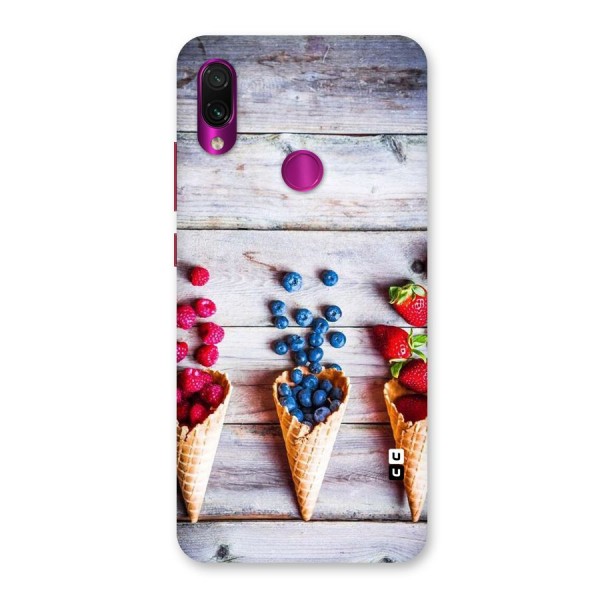 Cone Fruits Design Back Case for Redmi Note 7 Pro
