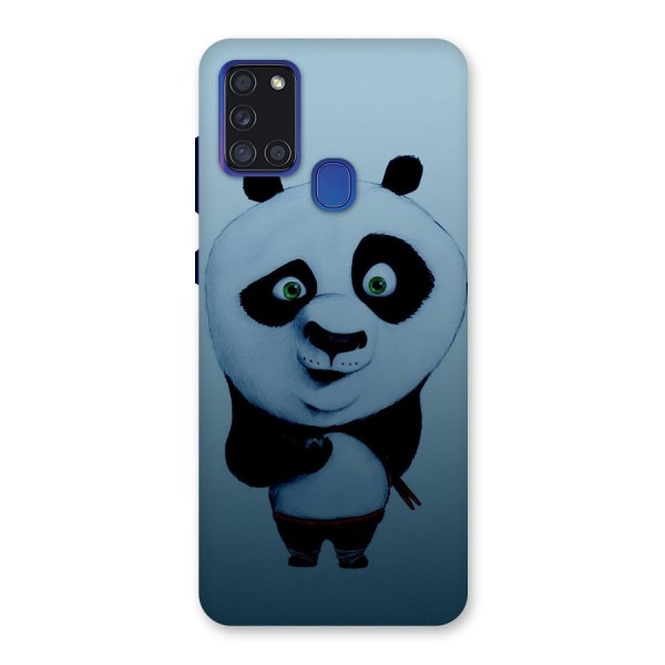 Confused Cute Panda Back Case for Galaxy A21s