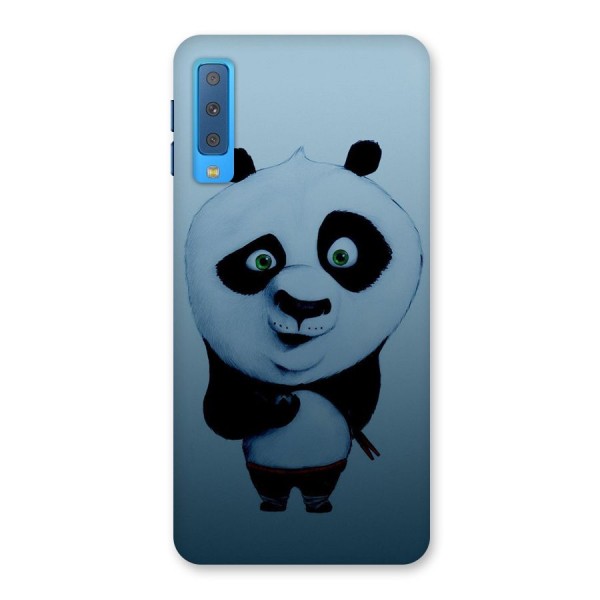 Confused Cute Panda Back Case for Galaxy A7 (2018)