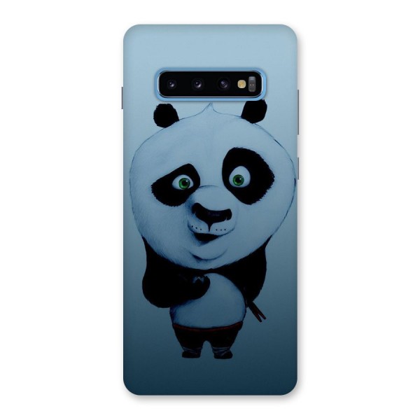 Confused Cute Panda Back Case for Galaxy S10 Plus