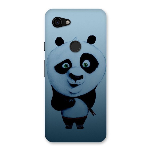 Confused Cute Panda Back Case for Google Pixel 3a