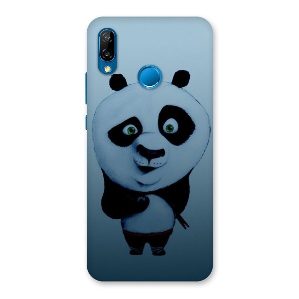 Confused Cute Panda Back Case for Huawei P20 Lite