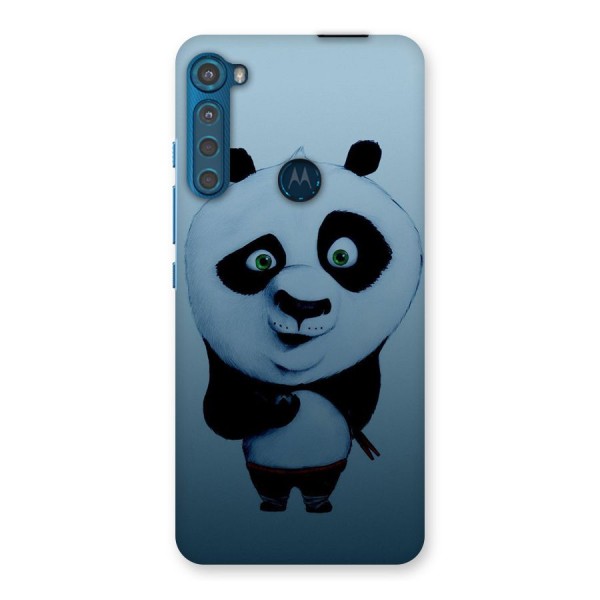 Confused Cute Panda Back Case for Motorola One Fusion Plus