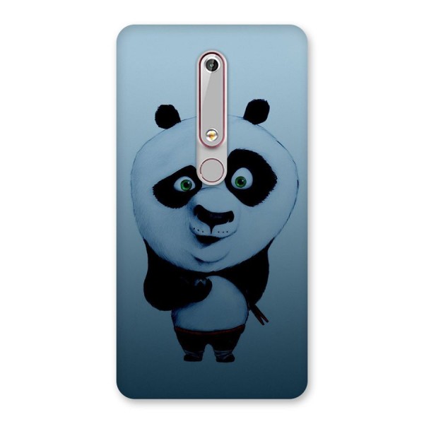 Confused Cute Panda Back Case for Nokia 6.1