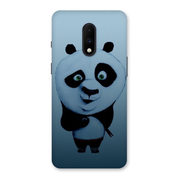 Confused Cute Panda Back Case for OnePlus 7
