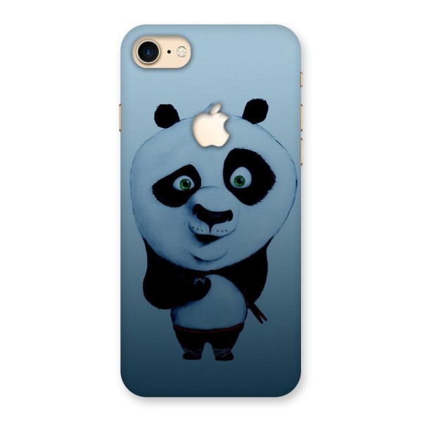 Confused Cute Panda Back Case for iPhone 7 Apple Cut