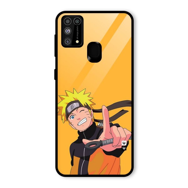 Cool Aesthetic Naruto Glass Back Case for Galaxy M31