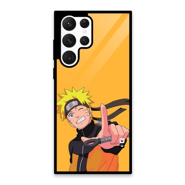 Cool Aesthetic Naruto Glass Back Case for Galaxy S22 Ultra 5G