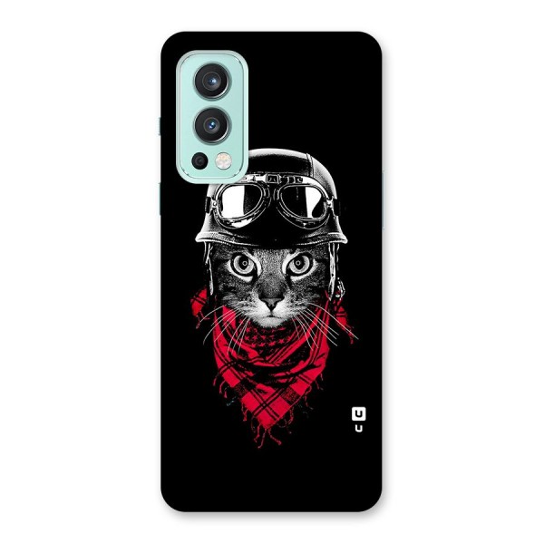Cool Biker Cat Back Case for OnePlus Nord 2 5G
