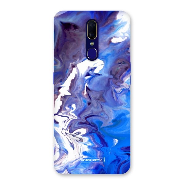 Cool Blue Marble Texture Back Case for Oppo F11