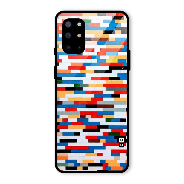 Cool Colors Collage Pattern Art Glass Back Case for OnePlus 8T