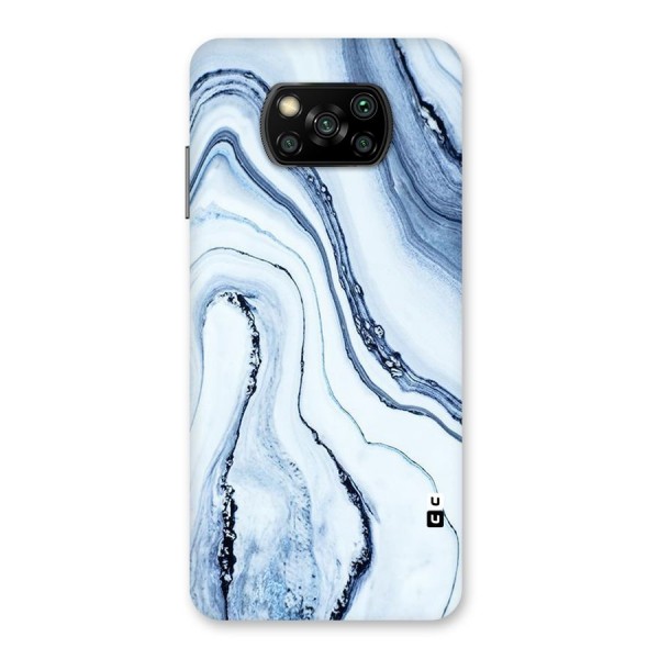 Cool Marble Art Back Case for Poco X3