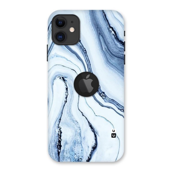 Cool Marble Art Back Case for iPhone 11 Logo Cut