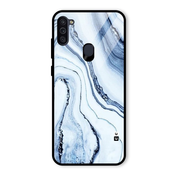 Cool Marble Art Glass Back Case for Galaxy M11