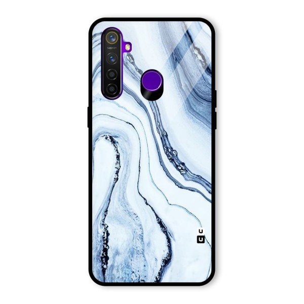 Cool Marble Art Glass Back Case for Realme 5 Pro