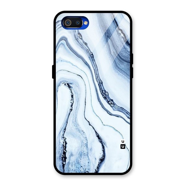 Cool Marble Art Glass Back Case for Realme C2
