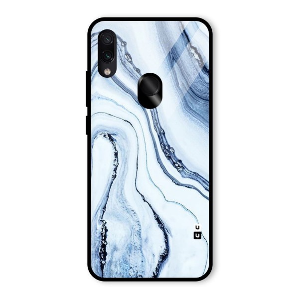 Cool Marble Art Glass Back Case for Redmi Note 7