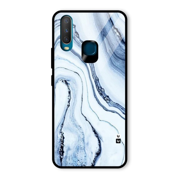 Cool Marble Art Glass Back Case for Vivo Y12