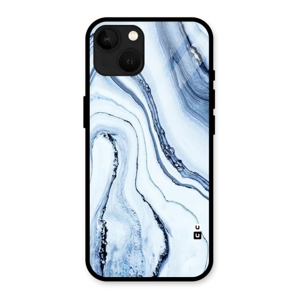 Cool Marble Art Glass Back Case for iPhone 13