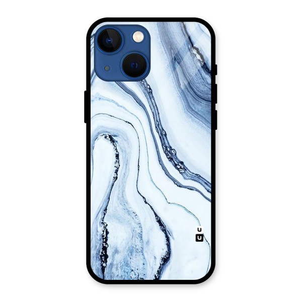 Cool Marble Art Glass Back Case for iPhone 13 Mini
