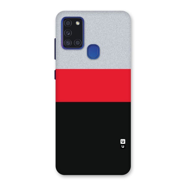 Cool Melange Stripe Back Case for Galaxy A21s