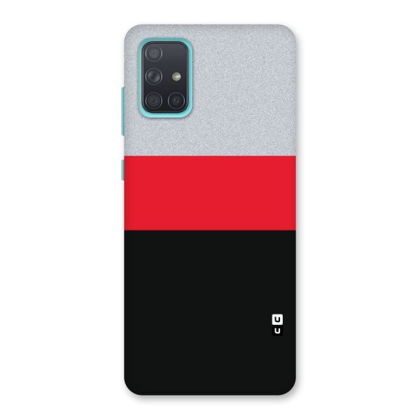 Cool Melange Stripe Back Case for Galaxy A71