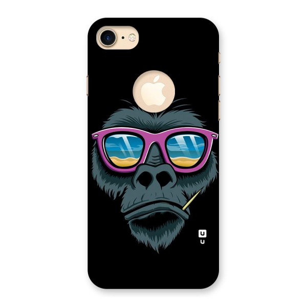Cool Monkey Beach Sunglasses Back Case for iPhone 7 Logo Cut