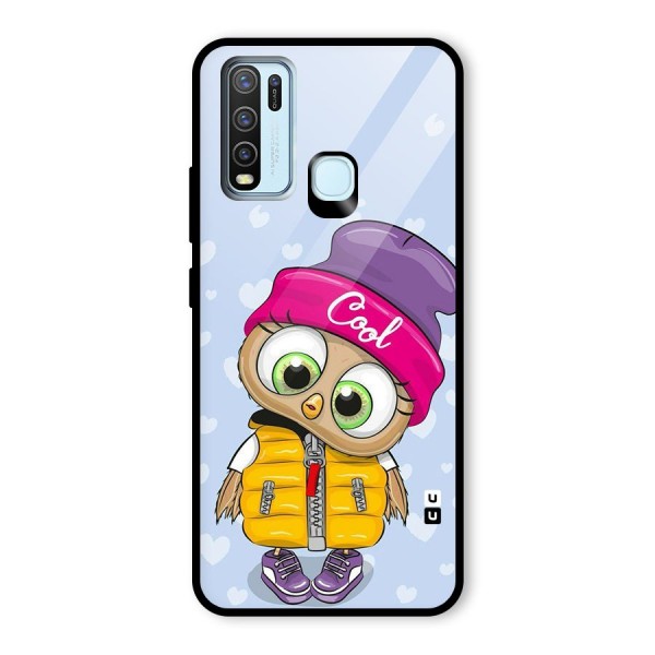 Cool Owl Glass Back Case for Vivo Y50