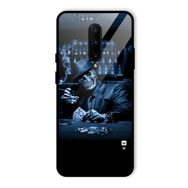 Cool Skull Cards Glass Back Case for OnePlus 7 Pro