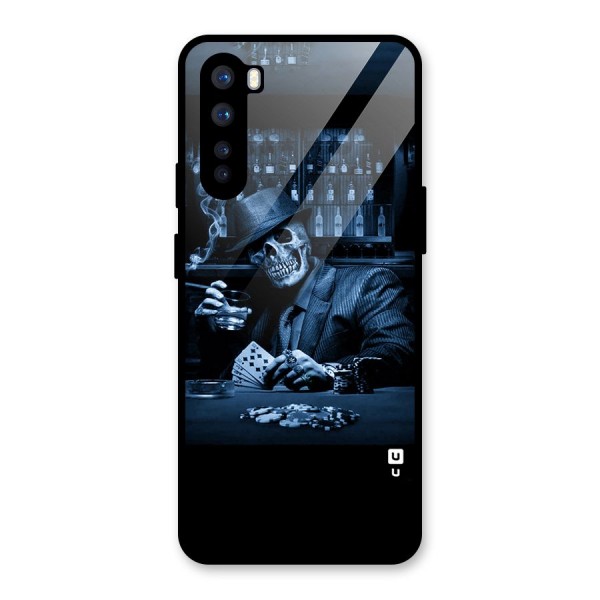 Cool Skull Cards Glass Back Case for OnePlus Nord