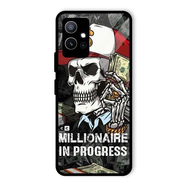 Cool Skull Millionaire In Progress Glass Back Case for Vivo iQOO Z6