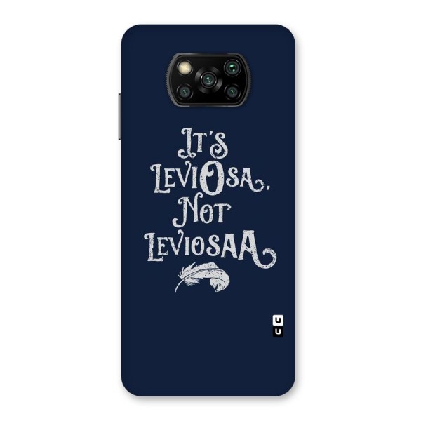 Correction Feather Back Case for Poco X3