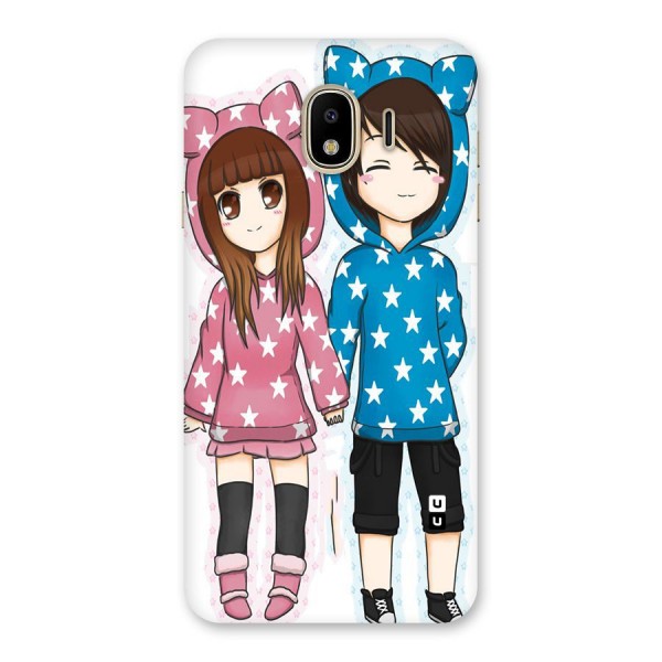 Couple In Stars Back Case for Galaxy J4