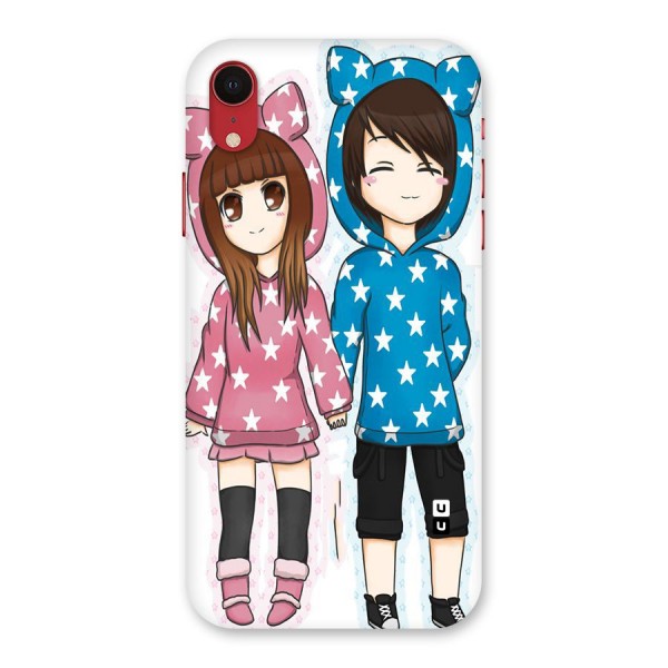 Couple In Stars Back Case for iPhone XR