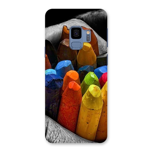 Crayons Beautiful Back Case for Galaxy S9