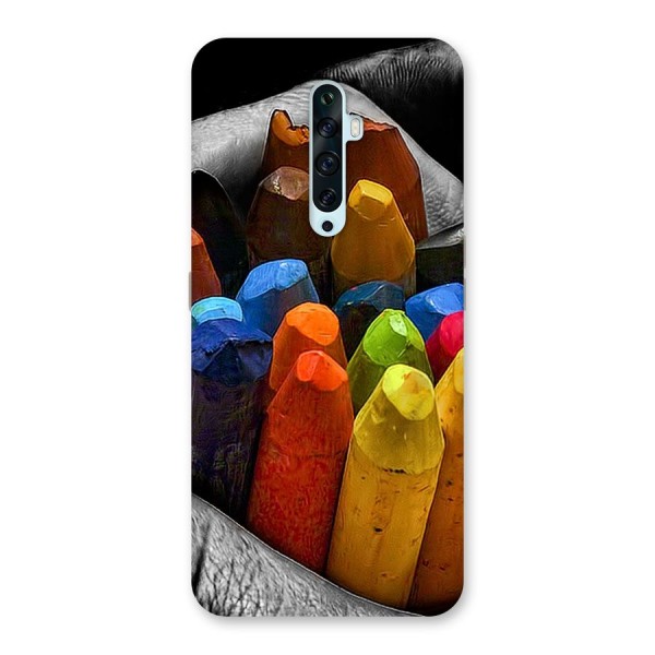 Crayons Beautiful Back Case for Oppo Reno2 F